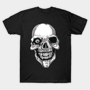 cool one eye skull T-Shirt